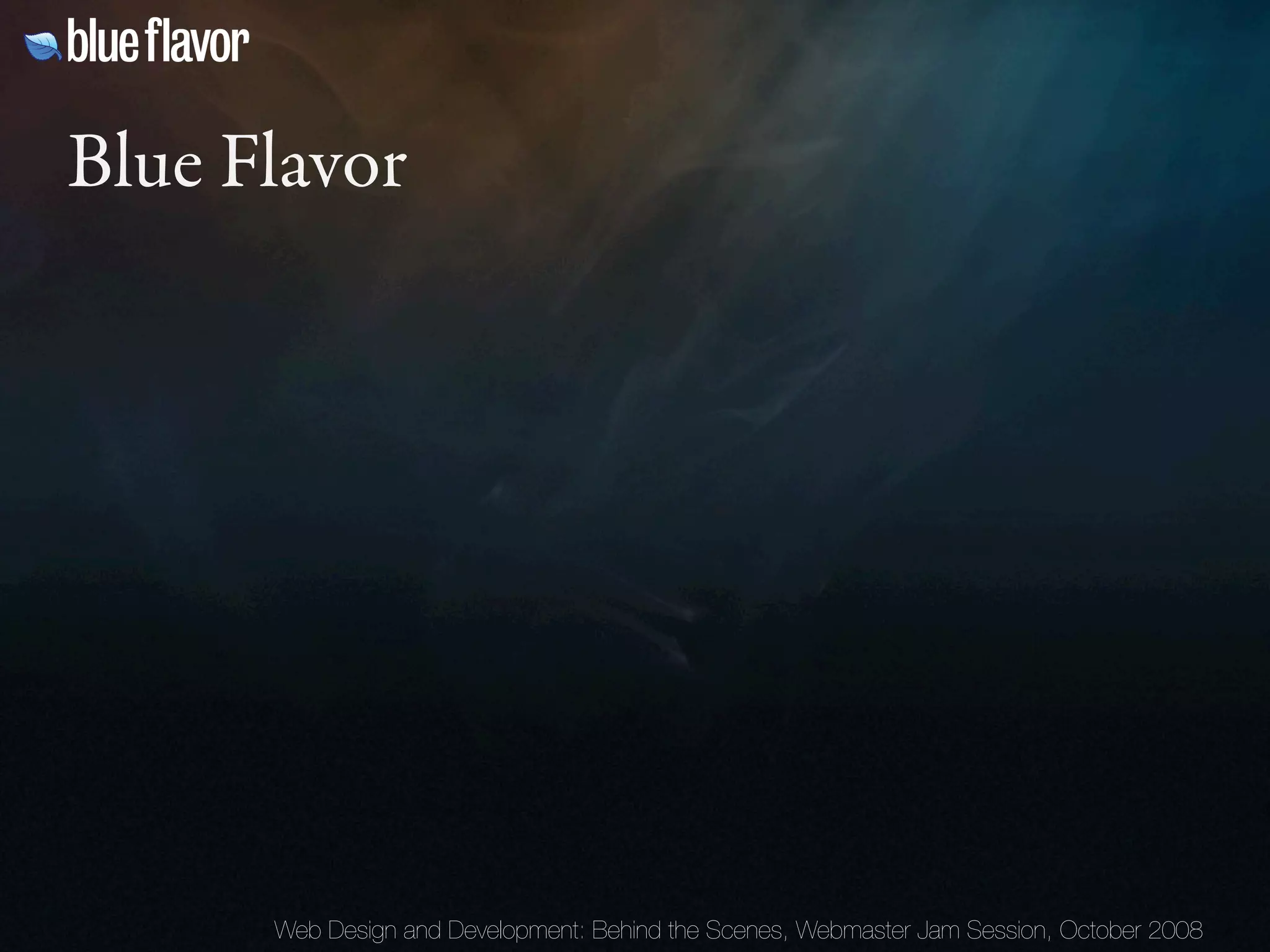 Webmaster Jam Session: Design and Development Behind the Scenes Day Two