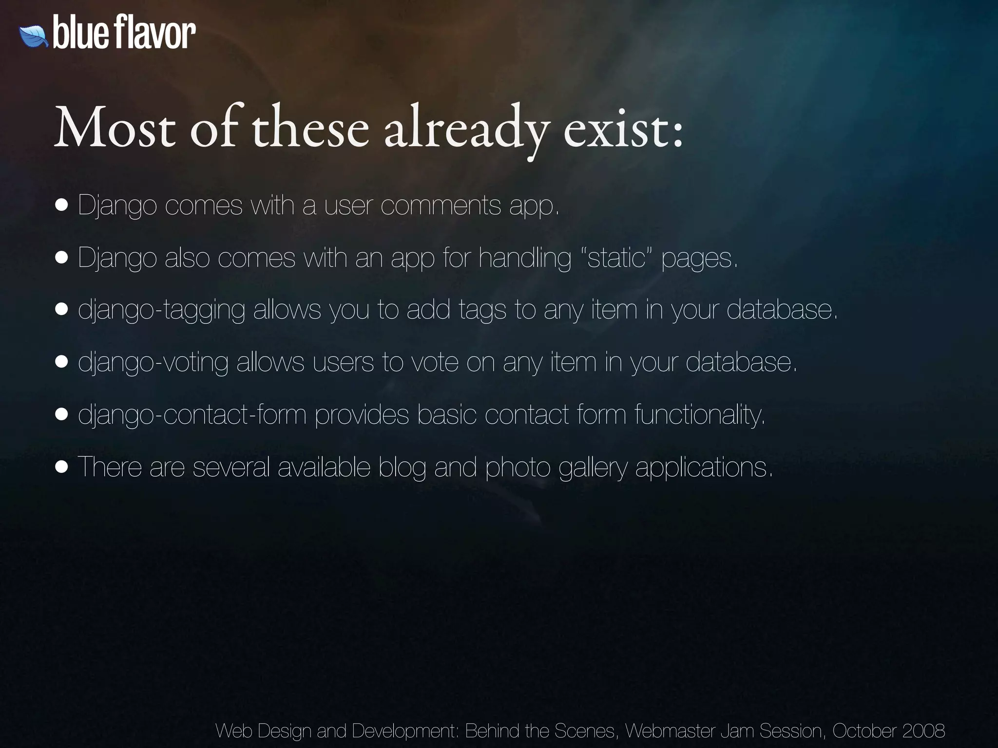 Webmaster Jam Session: Design and Development Behind the Scenes Day Two