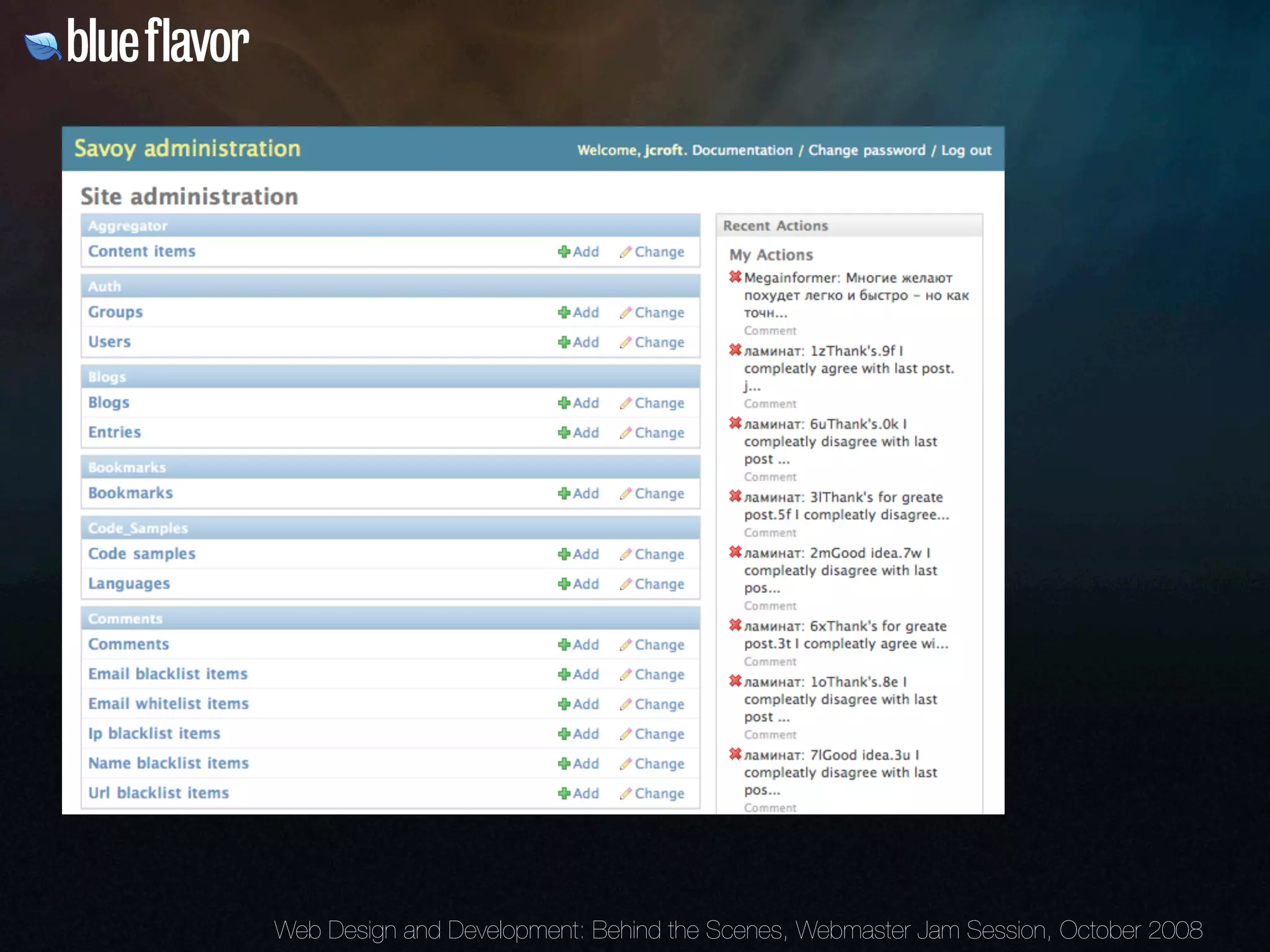 Webmaster Jam Session: Design and Development Behind the Scenes Day Two