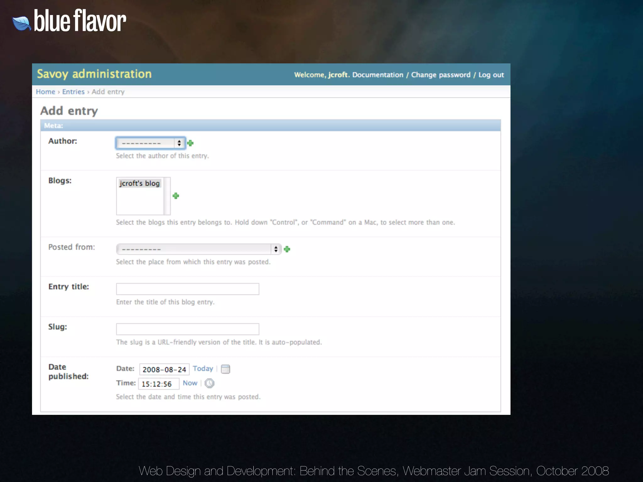 Webmaster Jam Session: Design and Development Behind the Scenes Day Two