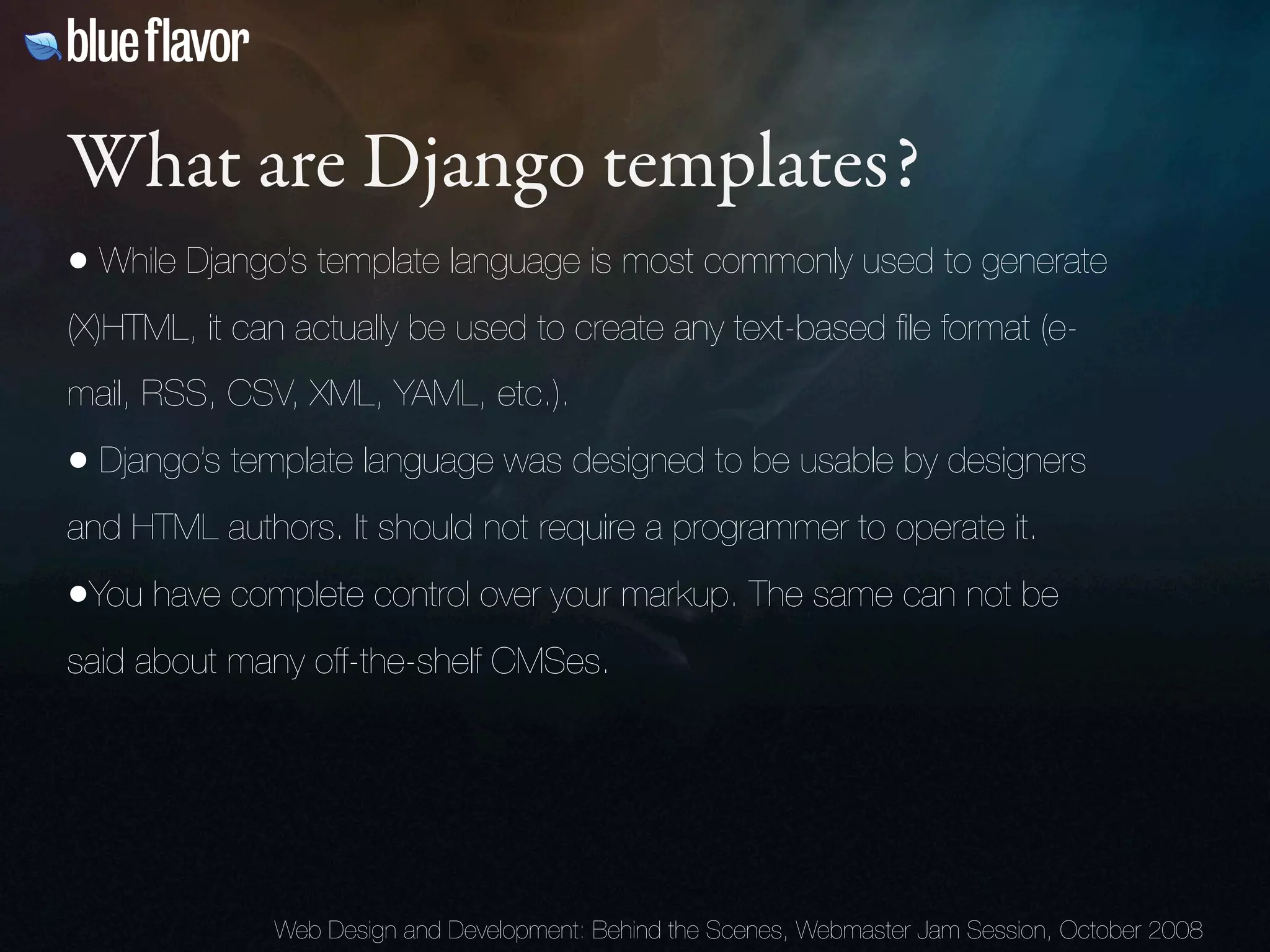 Webmaster Jam Session: Design and Development Behind the Scenes Day Two