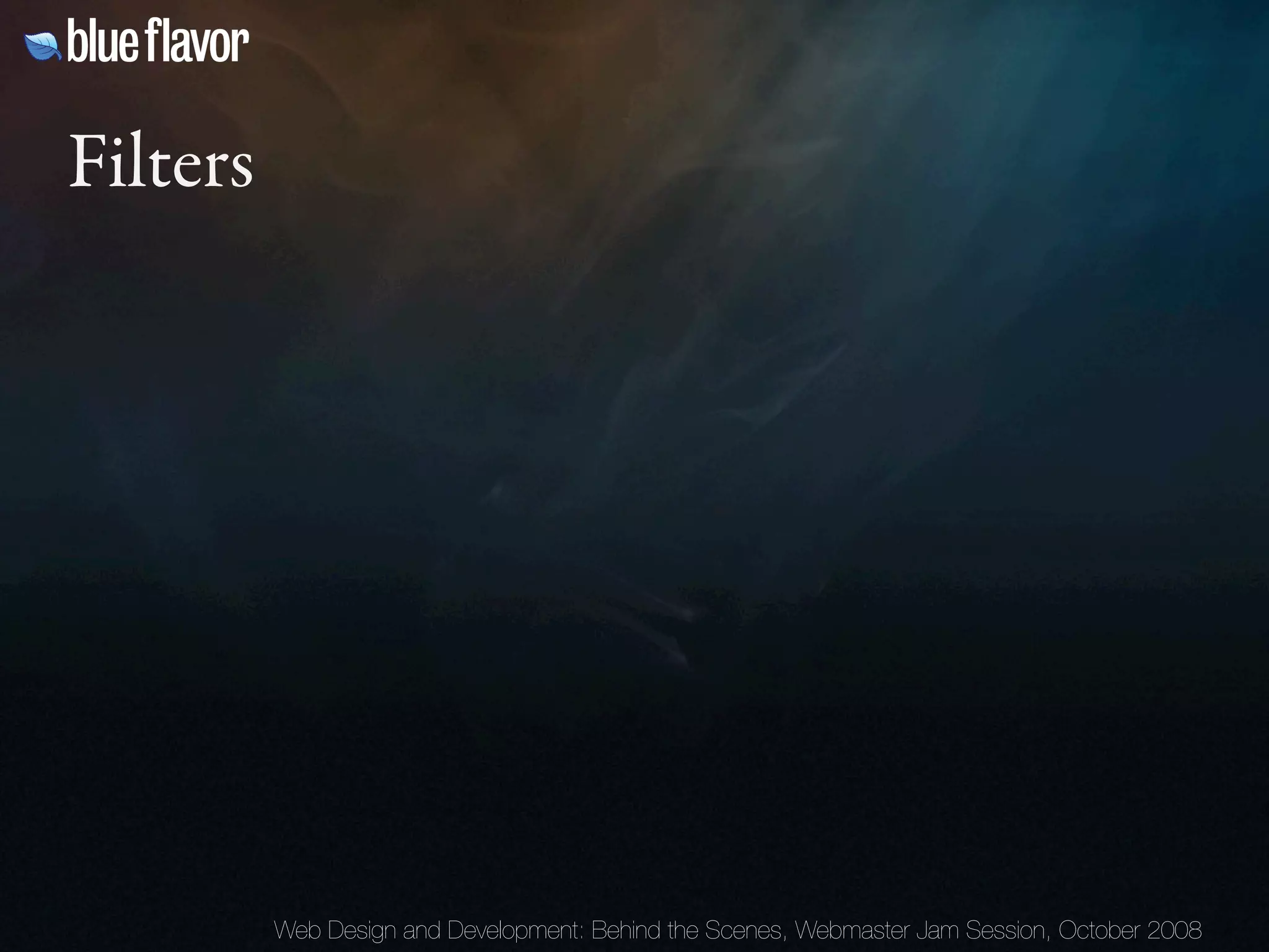 Webmaster Jam Session: Design and Development Behind the Scenes Day Two