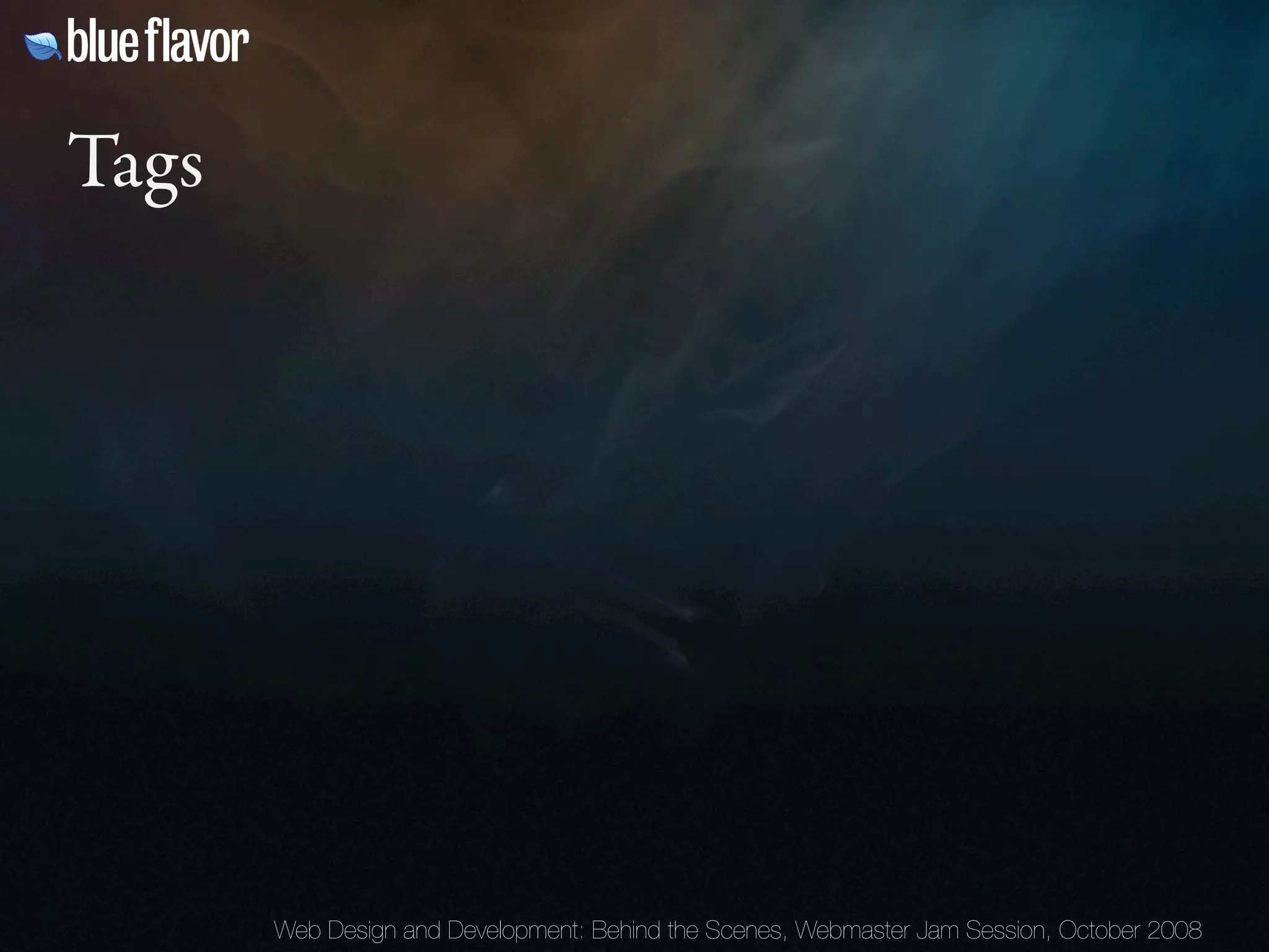 Webmaster Jam Session: Design and Development Behind the Scenes Day Two