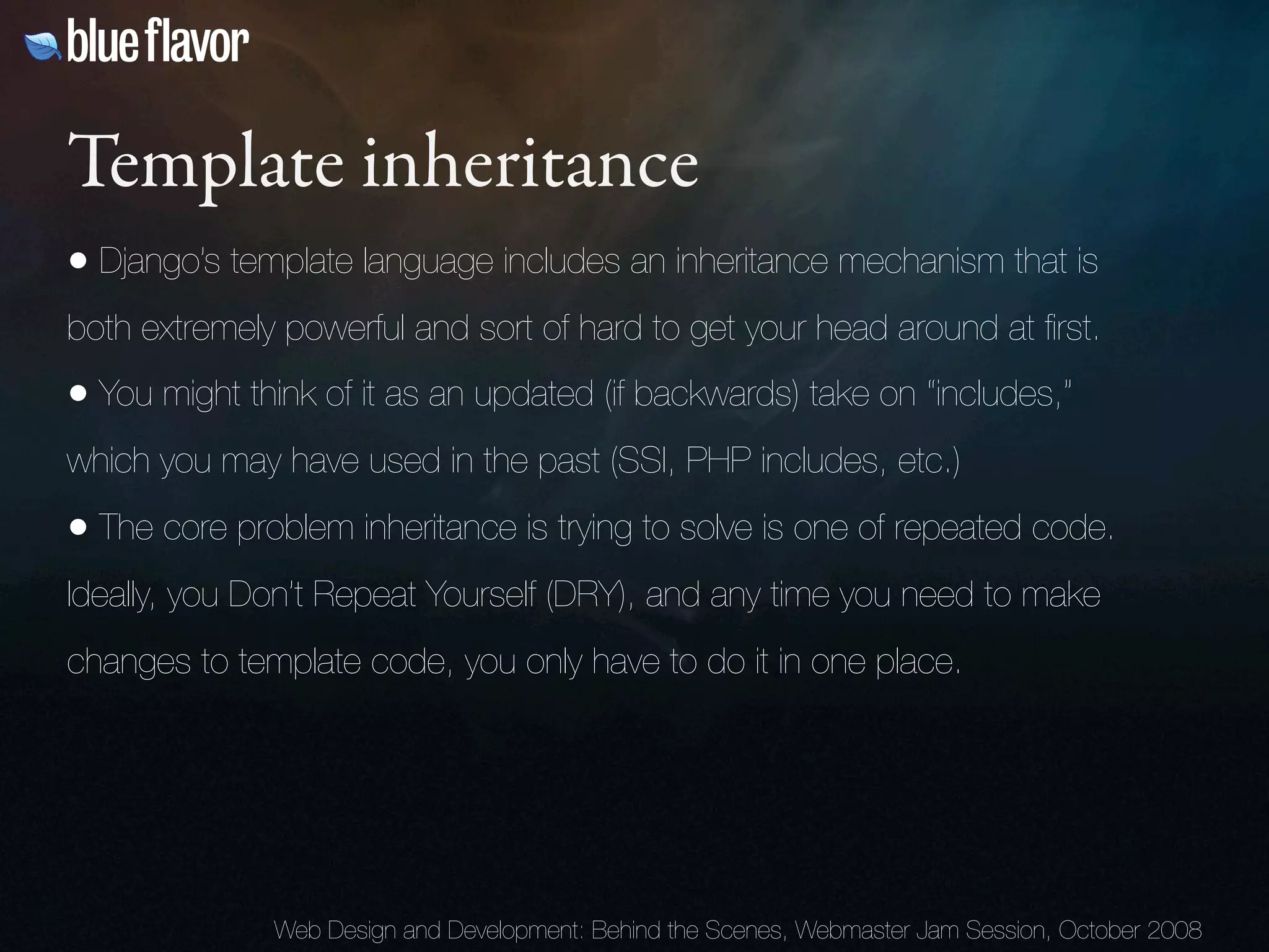 Webmaster Jam Session: Design and Development Behind the Scenes Day Two