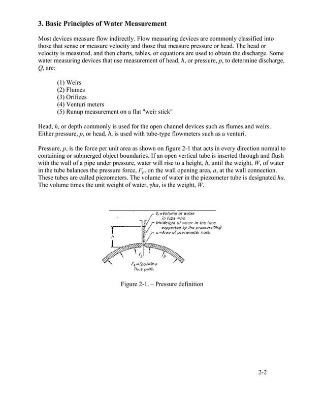 Water Measurement Manual 2001 PDF