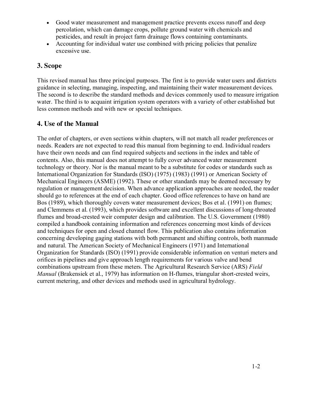 Water Measurement Manual 2001