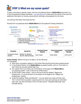 What's My Next Move - CareerOneStop | PDF