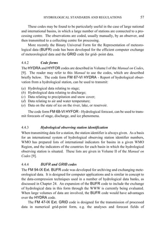 Guide to Hydrological Practices: Data Acquisition and Processing ...