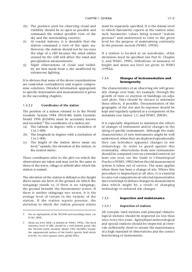 Guide to Meteorological Instruments and Methods of ObservationWmo no…