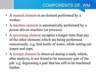 work measurement_operation management | PPT