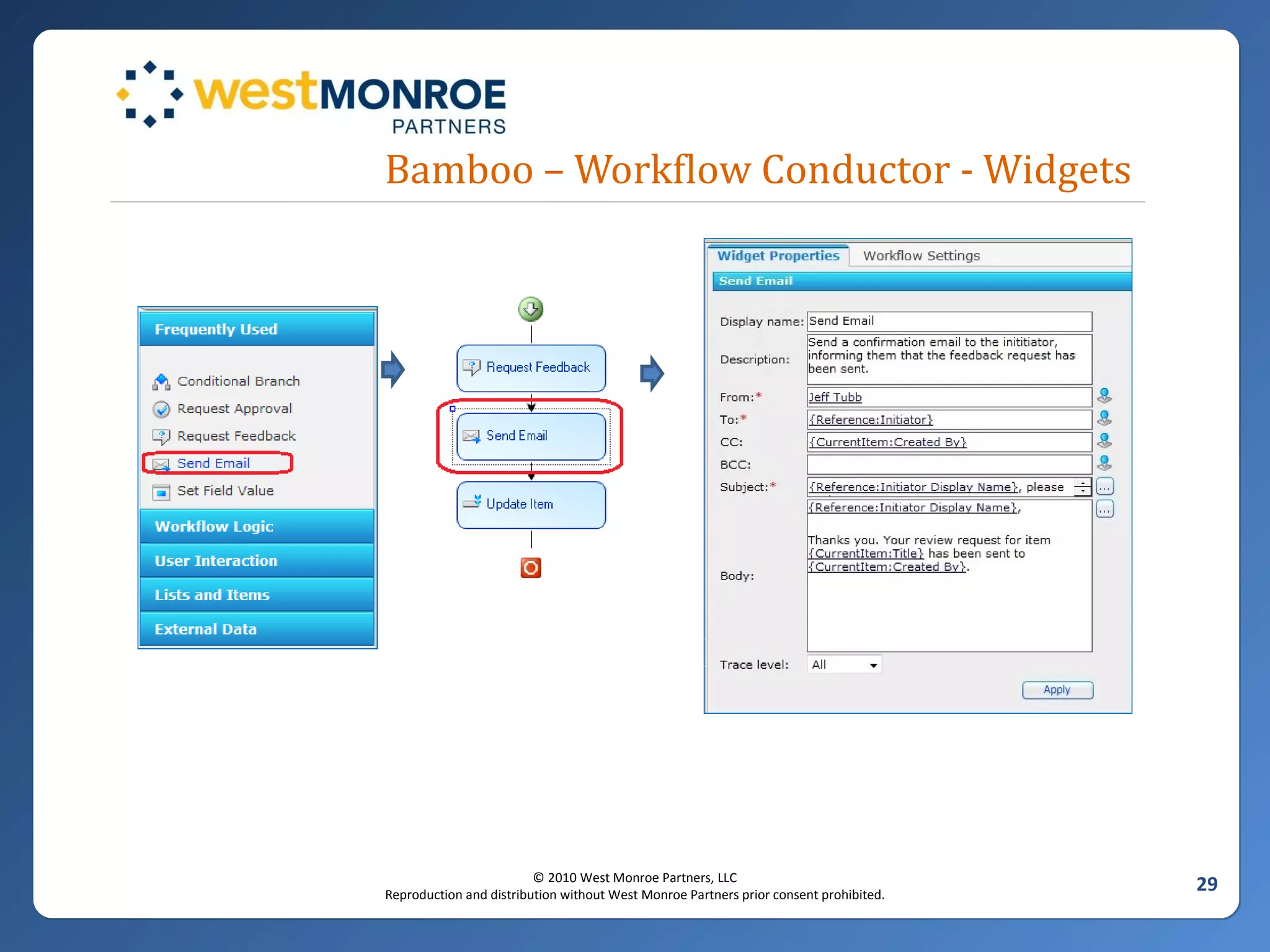 Bamboo – Workflow Conductor - Widgets 