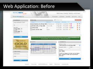 Web Application: Before 