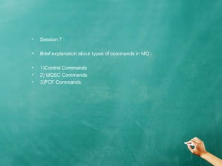Mqsc Model Command websphere MQ training Online | PPT