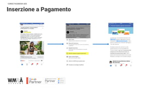 CORSO FACEBOOK ADS
Inserzione a Pagamento
 