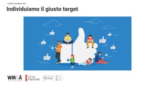 CORSO FACEBOOK ADS
Individuiamo il giusto target
 