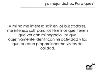Mejoras HTML - Títulos de página <title> 
Crea títulos de página únicos y precisos. 
Usa títulos descriptivos breves.  