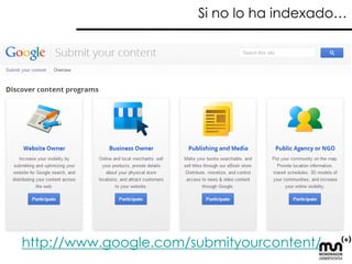 Dar de alta un sitio web  
