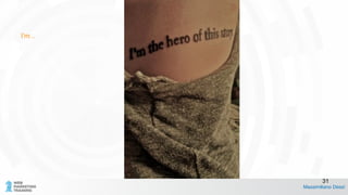 Massimiliano Dessì
31
I’m ..
 