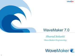 WaveMaker 7.0
19
Sharad Solanki
WaveMaker Engineering
 