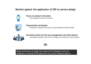 Design-Driven Service Innovation: Introducing Techniques for Changing ...