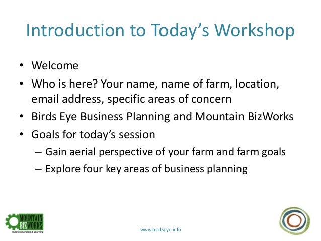 basic business planning in action