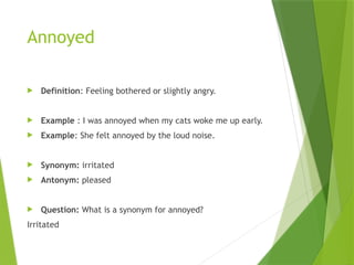 Wnders-Vocabulary- (the ant and the grass hopper).pptx