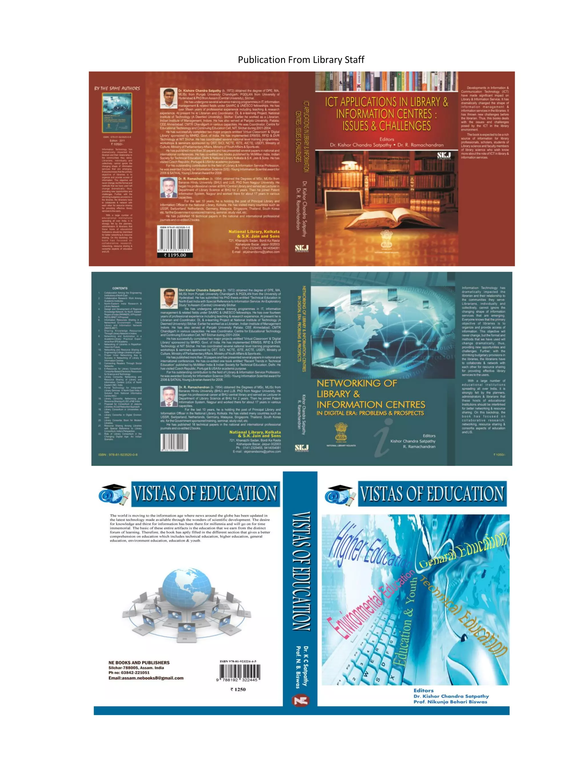 Publication From Library Staff
 