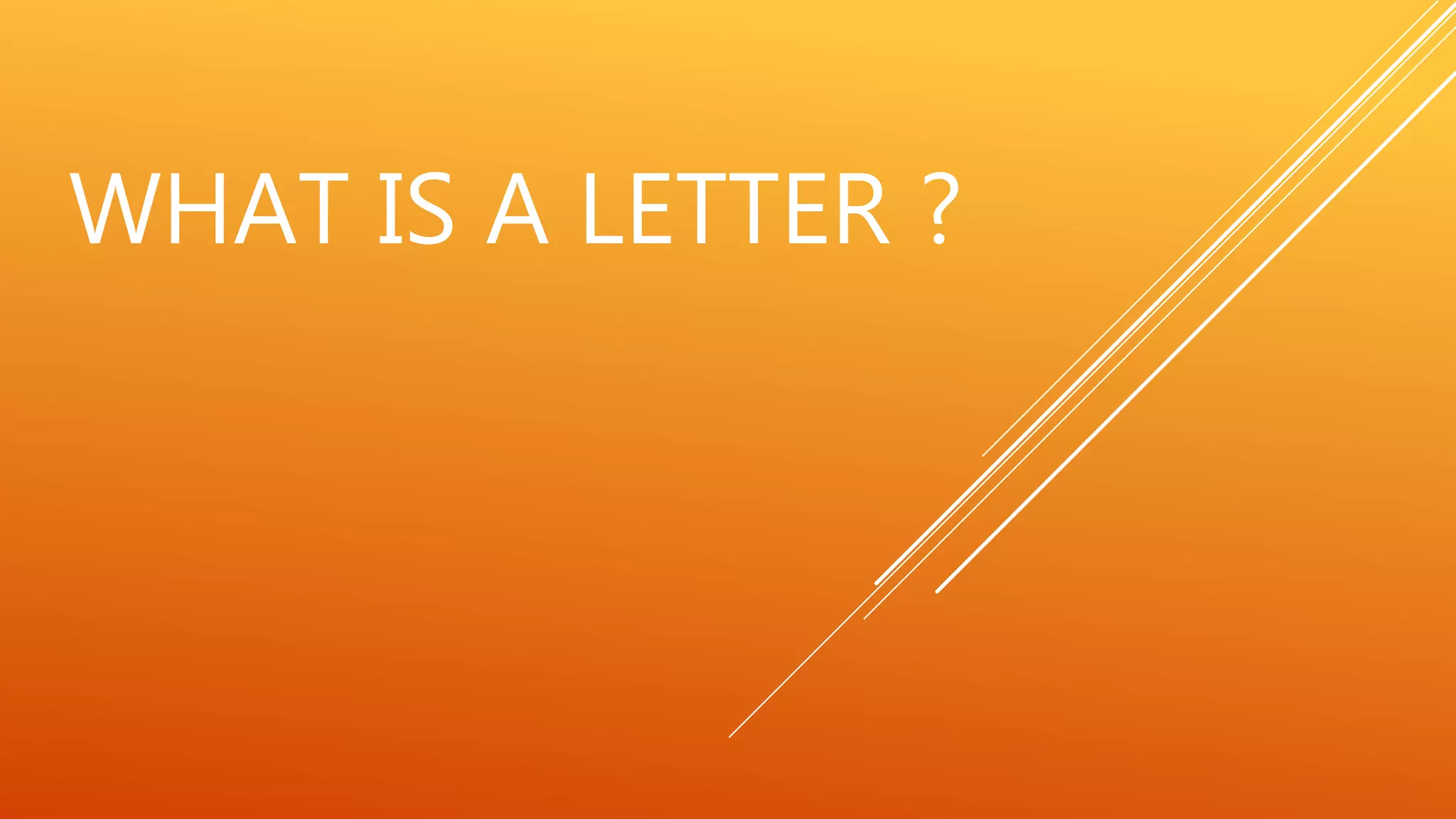 formal letter slides | PPTX image.