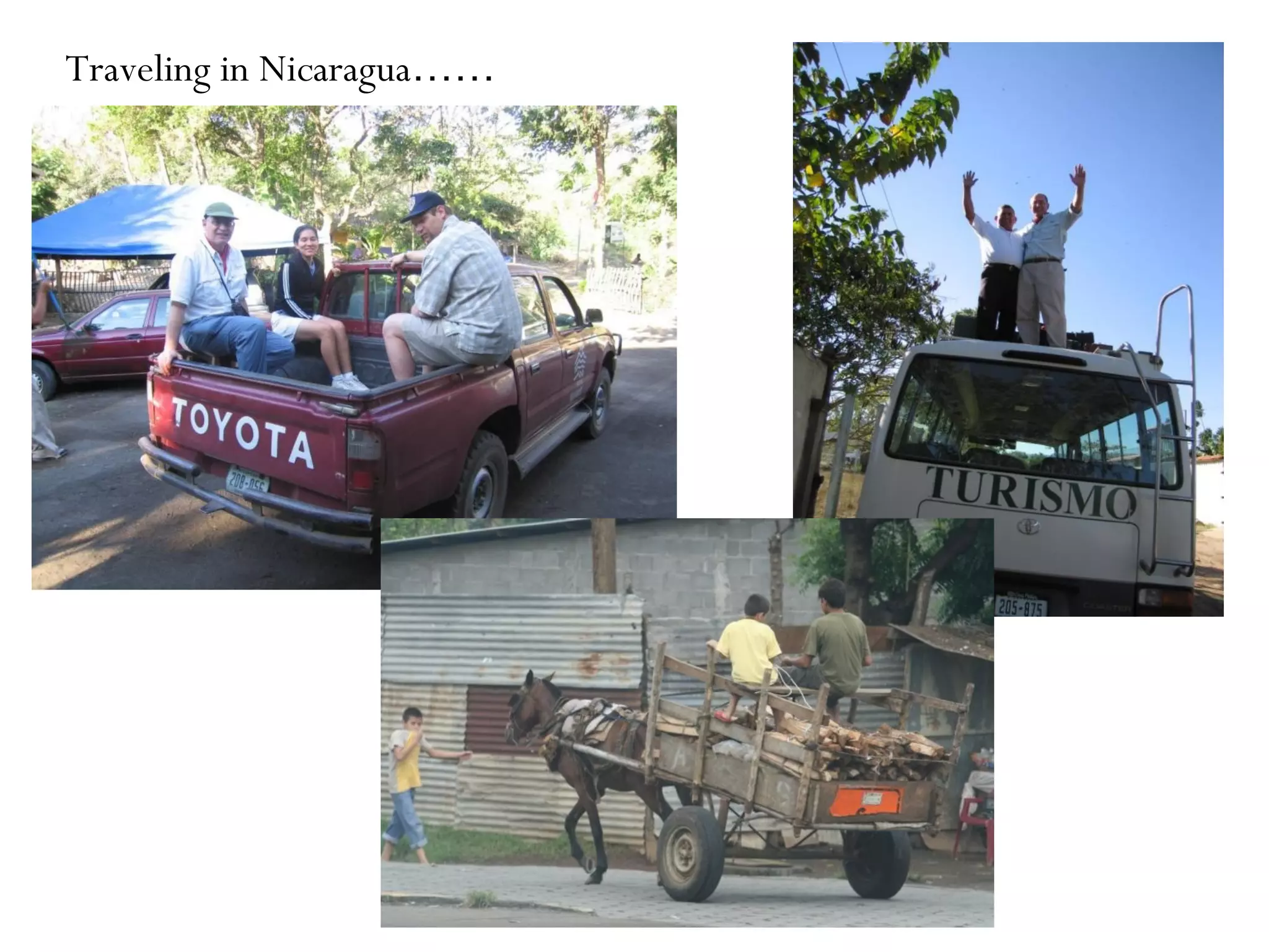 Traveling in Nicaragua……

 