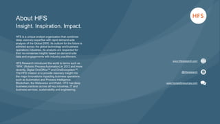 Hfs Report HFS Horizons Report 2023: Market Insights for Travel & Hospitality | PDF