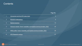 Hfs Report HFS Horizons Report 2023: Market Insights for Travel & Hospitality | PDF
