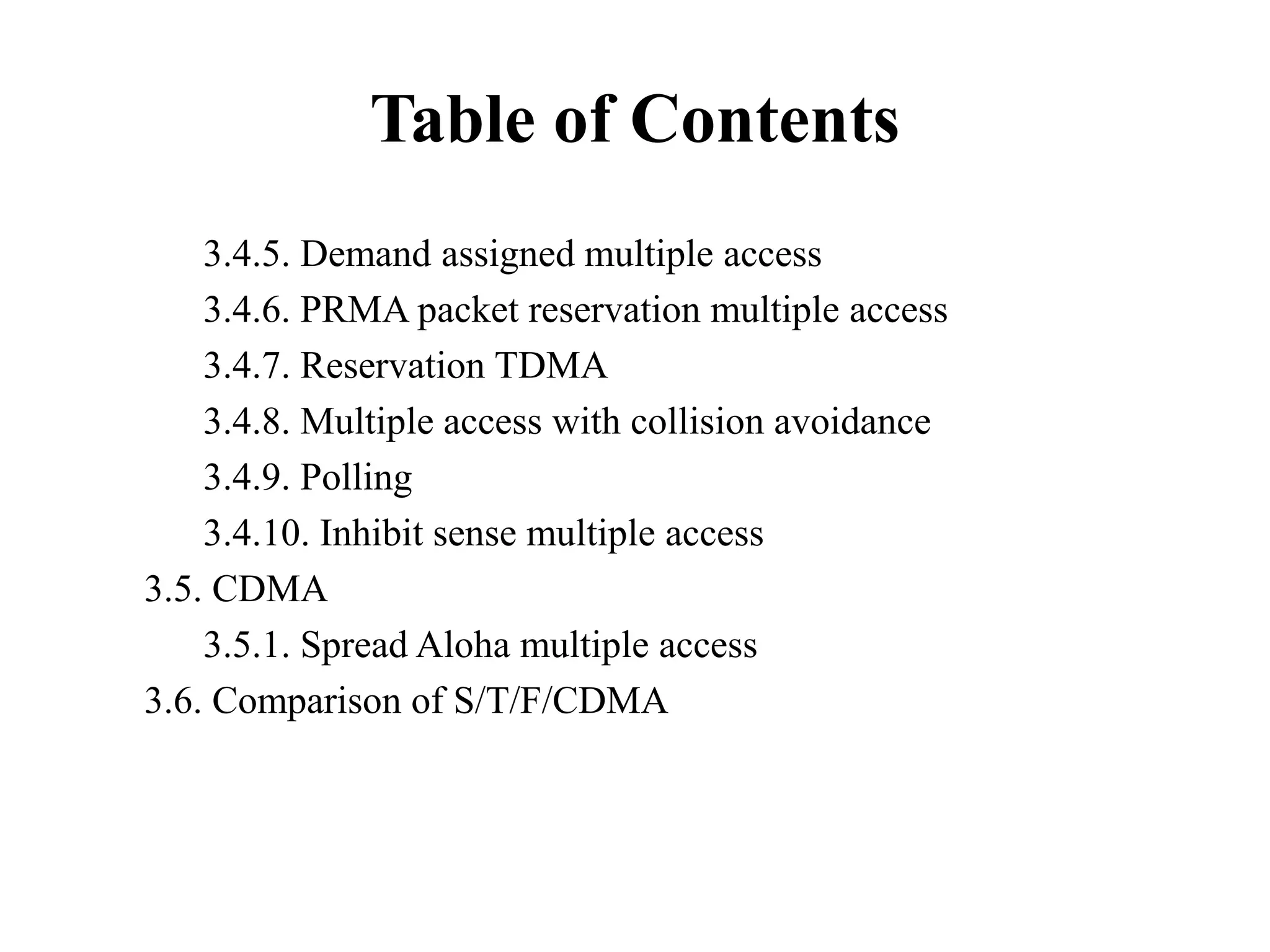 MEDIUM ACCESS CONTROL | PPTX | Computer Networking | Computing