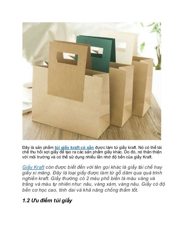 Tui Giấy Kraft La Gi In Tui Giấy Kraft Gia Rẻ Uy Tin Tại Tp Hcm