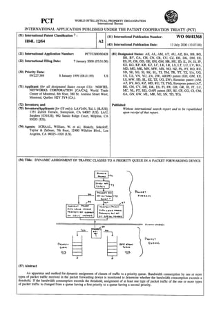 Dynamic assignment of traffic classes to a priority queue in a packet forwarding device