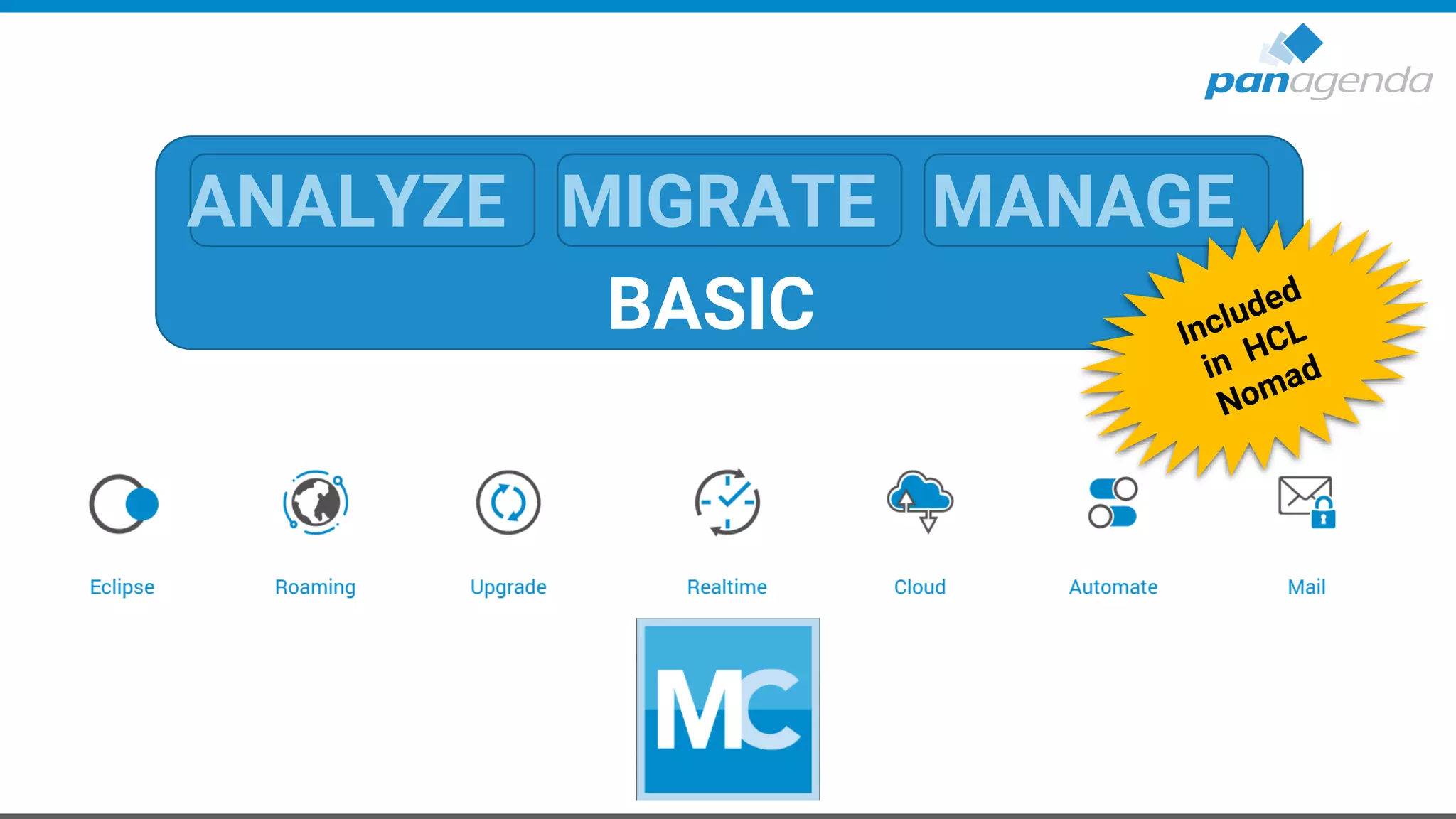 ANALYZE MIGRATE MANAGE
BASIC
 