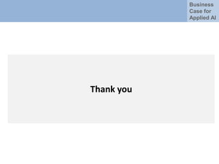 Business
Case for
Applied AI
Thank you
 