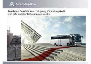 Aus dieser Baustelle kann mit genug Vorstellungskraft
eine sehr übersichtliche Anzeige werden
 