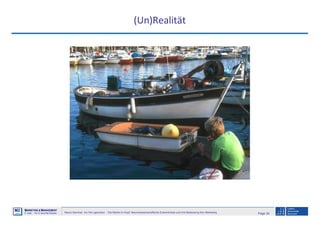 Page 34Neuro-Seminar: Ins Hirn geschaut - Die Marke im Kopf: Neurowissenschaftliche Erkenntnisse und ihre Bedeutung fürs Marketing
M2
©
MMARKETING & MMANAGEMENT
Institut >> Prof. Dr. Klaus-Peter Wiedmann
(Un)Realität
 