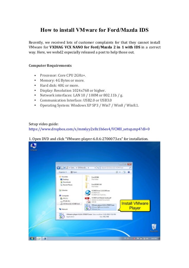 ford ids system requirements ford ids system requirements