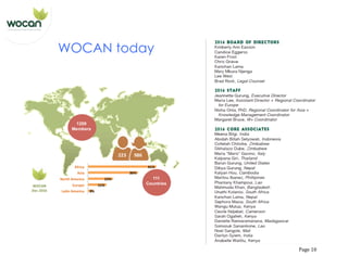   Page	
  10	
  
WOCAN today
 