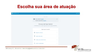 Escolha sua área de atuação
 