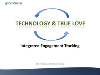 TECHNOLOGY & TRUE LOVE
Integrated Engagement Tracking
Drew Bernard & Shawn Kemp
 