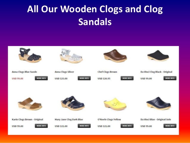 classic clog shop website