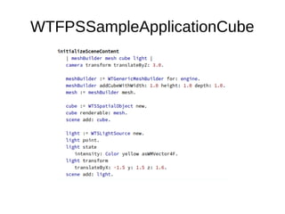 WTFPSSampleApplicationCube
 