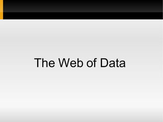 The Web of Data 
