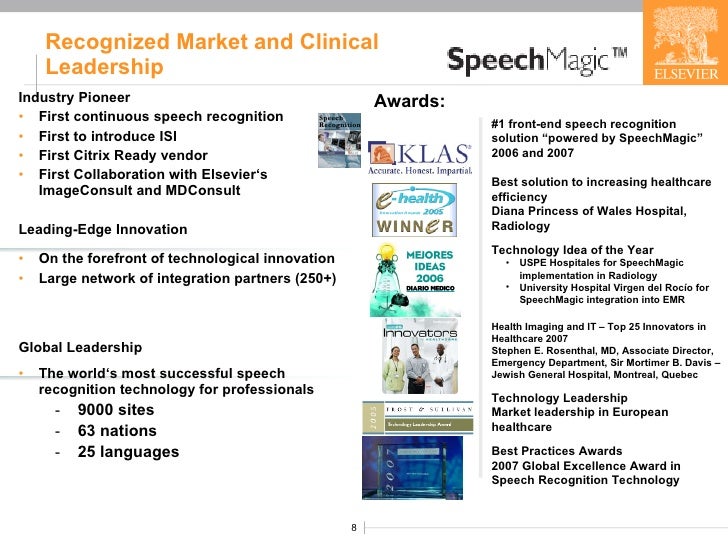 Speech Recognition And Clinical Knowledge Systems