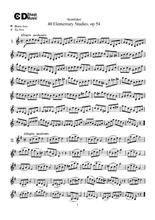 Wohlfahrt   40 estudos  op.54 (www.sheetmusic-violin.blogspot.com)