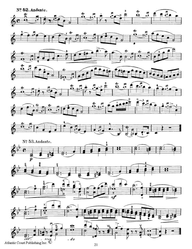 Wohlfahrt 60 studies for violin, opus 45, book 2