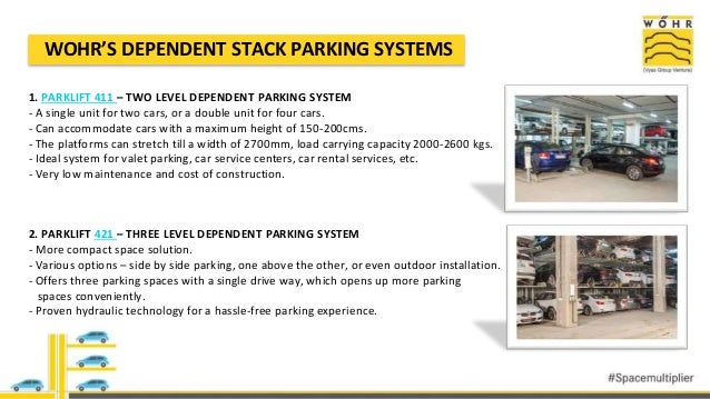 Wohr stacked car parking systems the cost effective, space-effective ...
