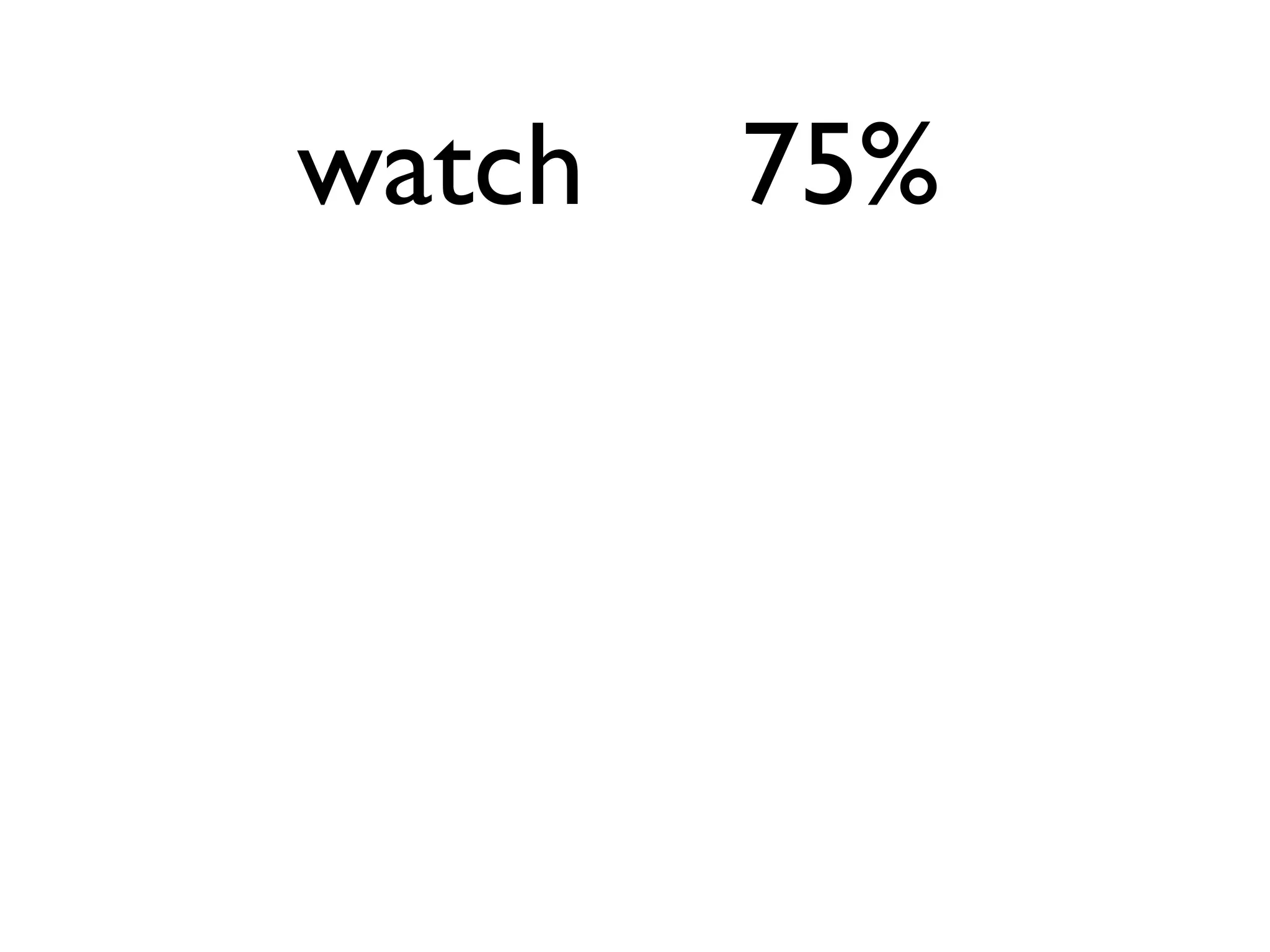 watch 75%
 
